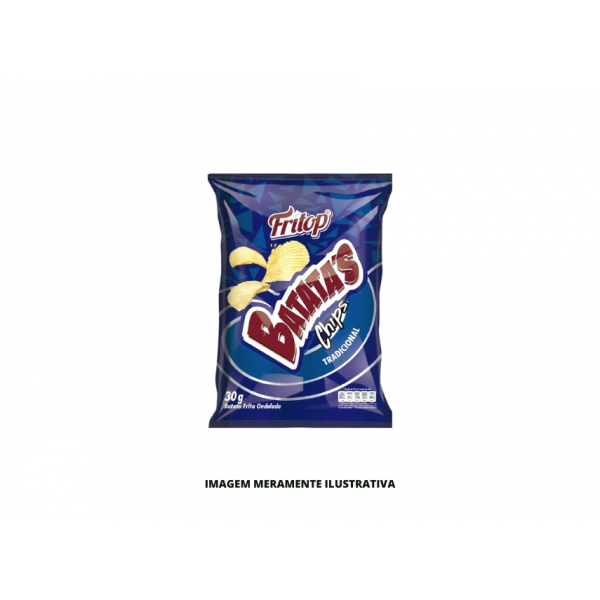 BATATA CHIPS TRADICIONAL FRITOP 1X24X30G